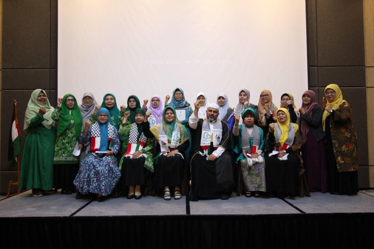 DEKLARASI FOL-PIP (Forum Ormas dan Lembaga Perempuan Indonesia untuk Palestina) dan Launching Crowdfunding Website Dalam Milad ke 12 Adara