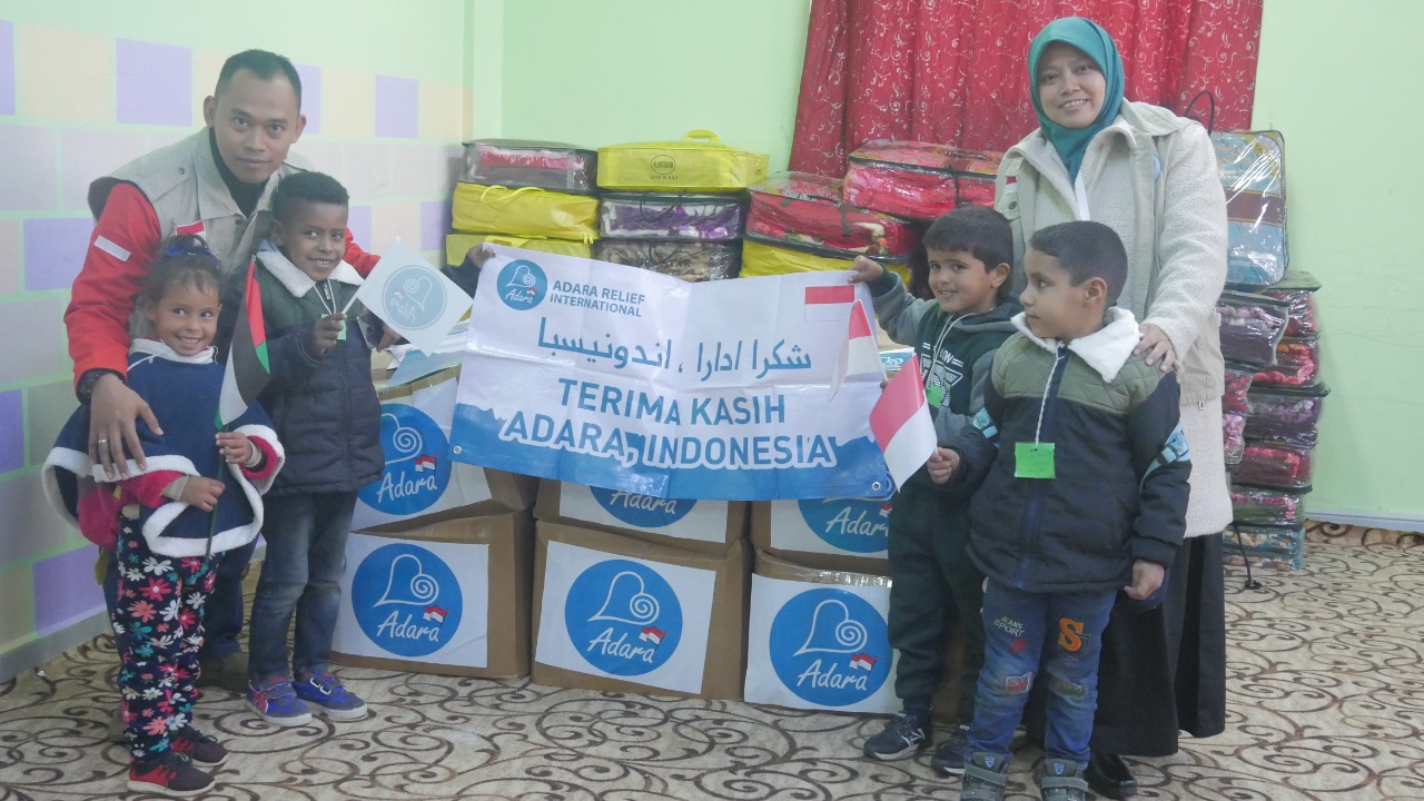 Penyaluran Bantuan Adara untuk Palestina