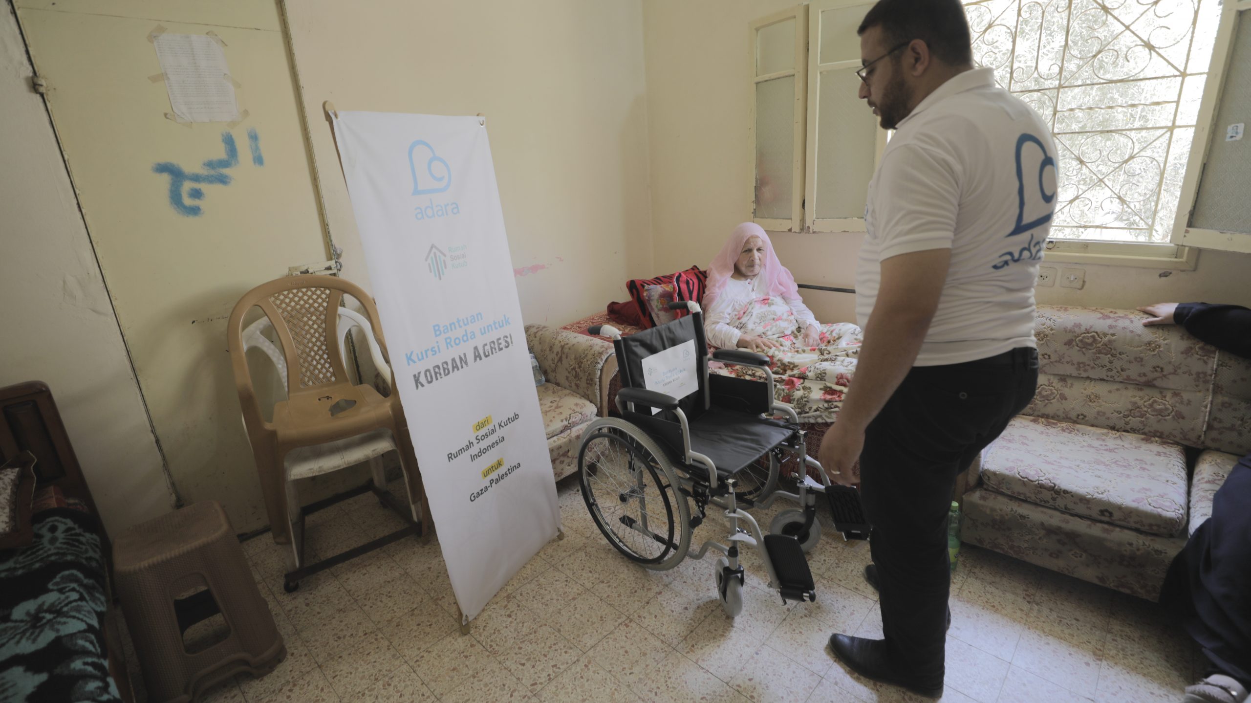 Pengiriman Bantuan Kursi Roda ke Gaza