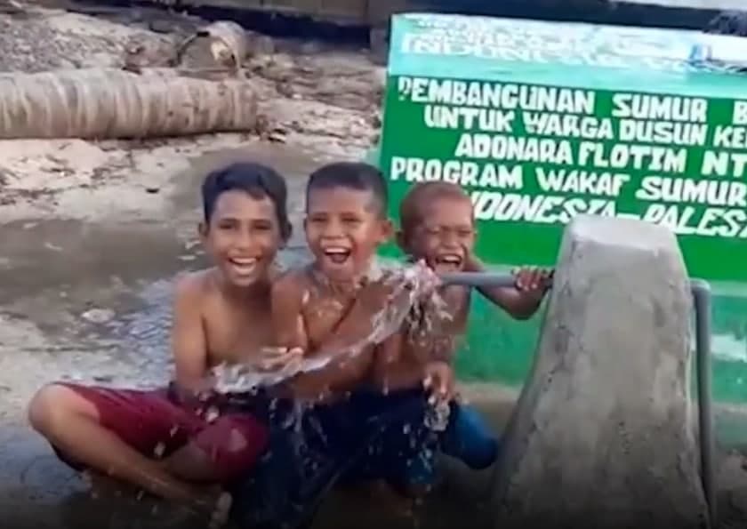 Pembangunan Wakaf Sumur Kembar Adonara-Gaza Sudah Selesai
