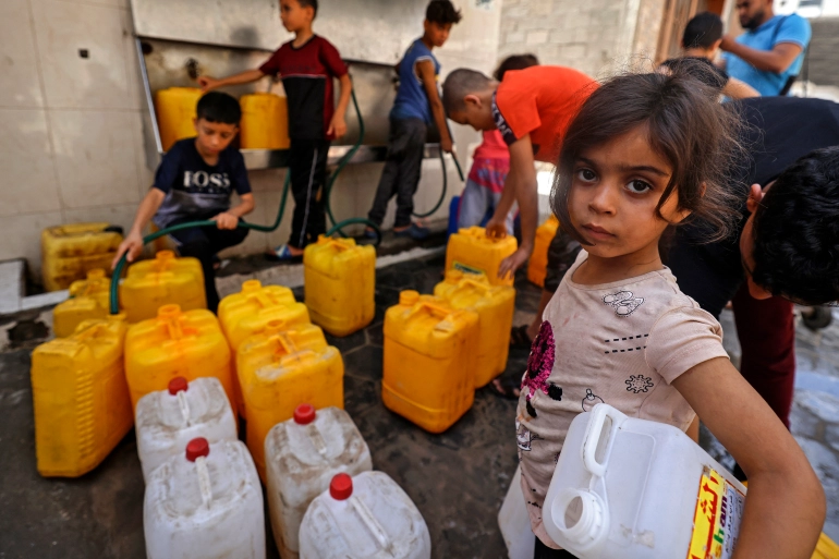 krisis air di Gaza