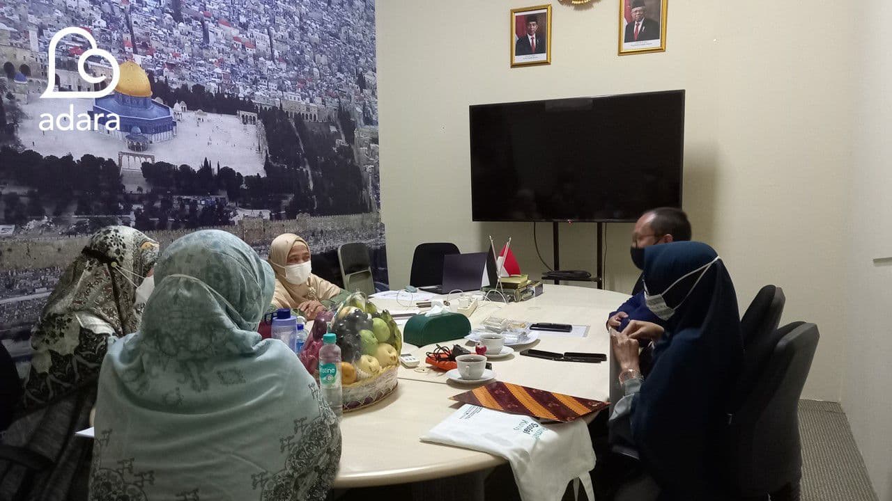 diskusi kerjasama antara Adara dengan RSKI