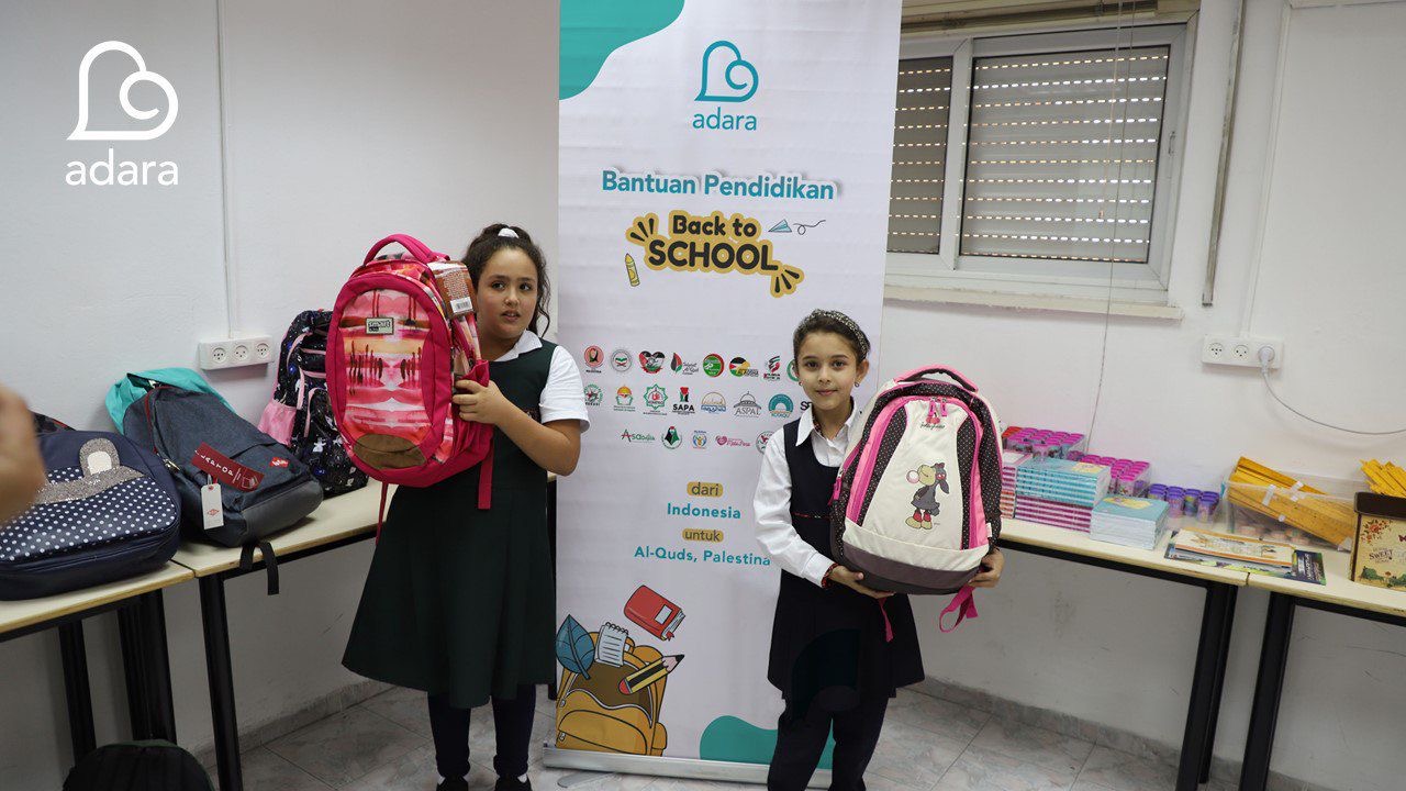 Adara Kuatkan Generasi Al-Quds Melalui Bantuan Pendidikan