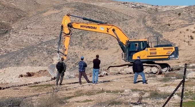 Pasukan Israel Menghancurkan Empat Sumur di Selatan Hebron