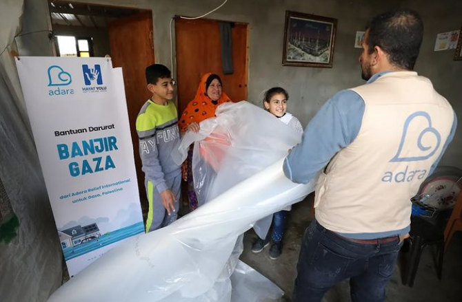 Bantuan Banjir Tahap I Telah Disalurkan ke Gaza