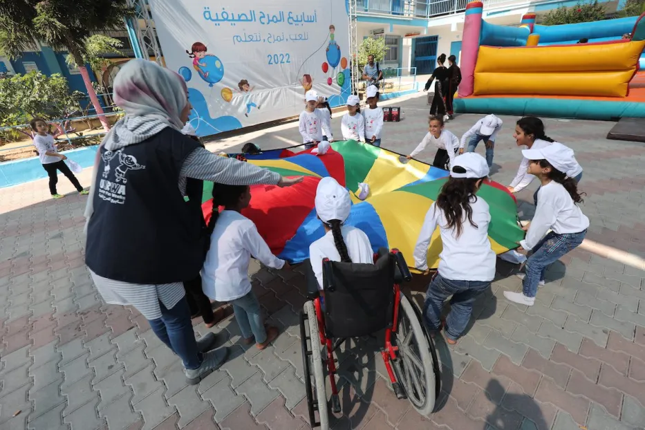 UNRWA mengadakan “Summer Fun Weeks Gaza 2022” 