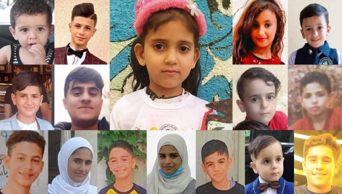 Agresi Israel Tewaskan 16 Anak, Ini Daftar Lengkapnya