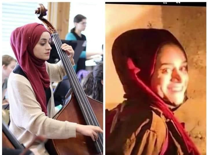 Senyuman anggota Palestinian Youth Orchestra, Maryam Afifi