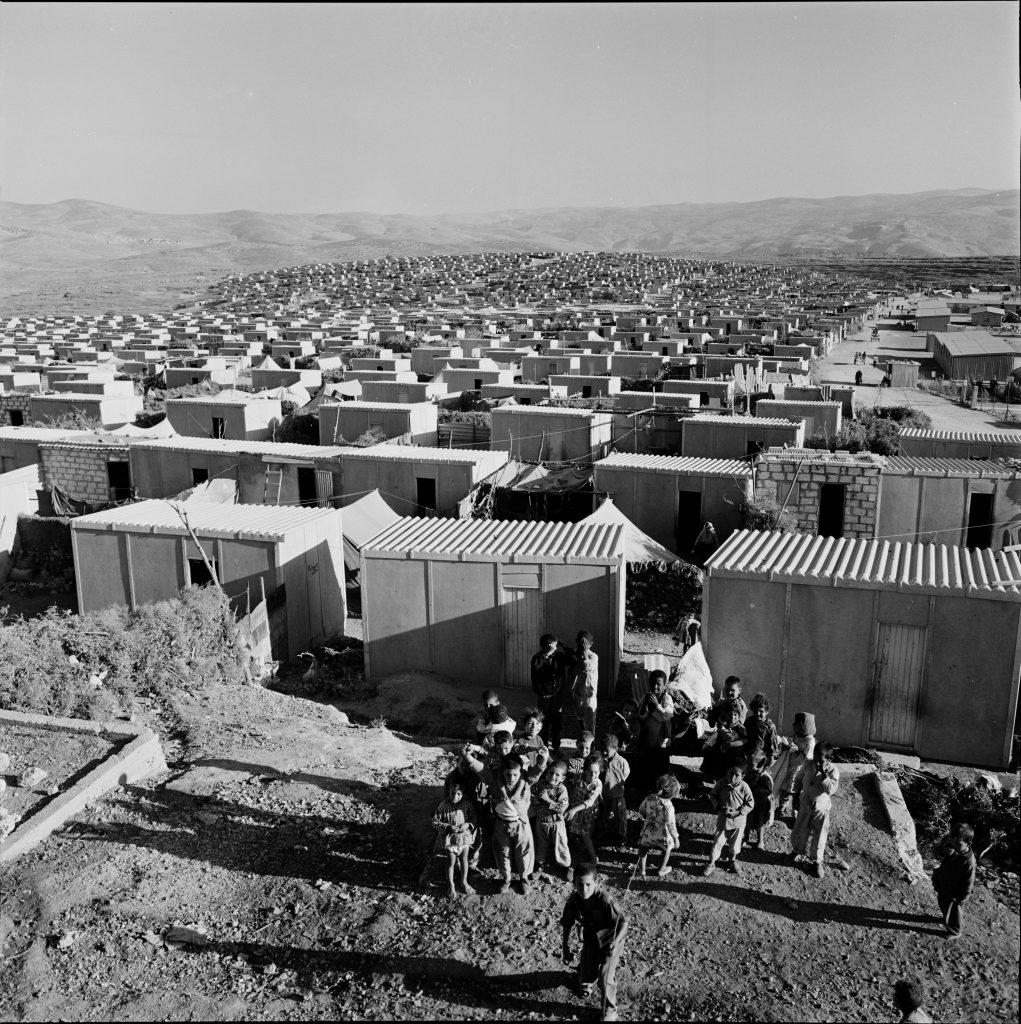 Kamp darurat Jerash untuk pengungsi Arab Palestina (Sumber: UNRWA, oleh George Nehmeh) 