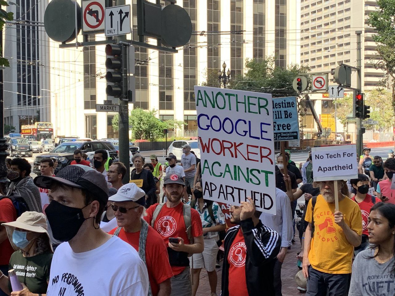 Dukung Palestina, Karyawan Google dan Amazon Gelar Protes