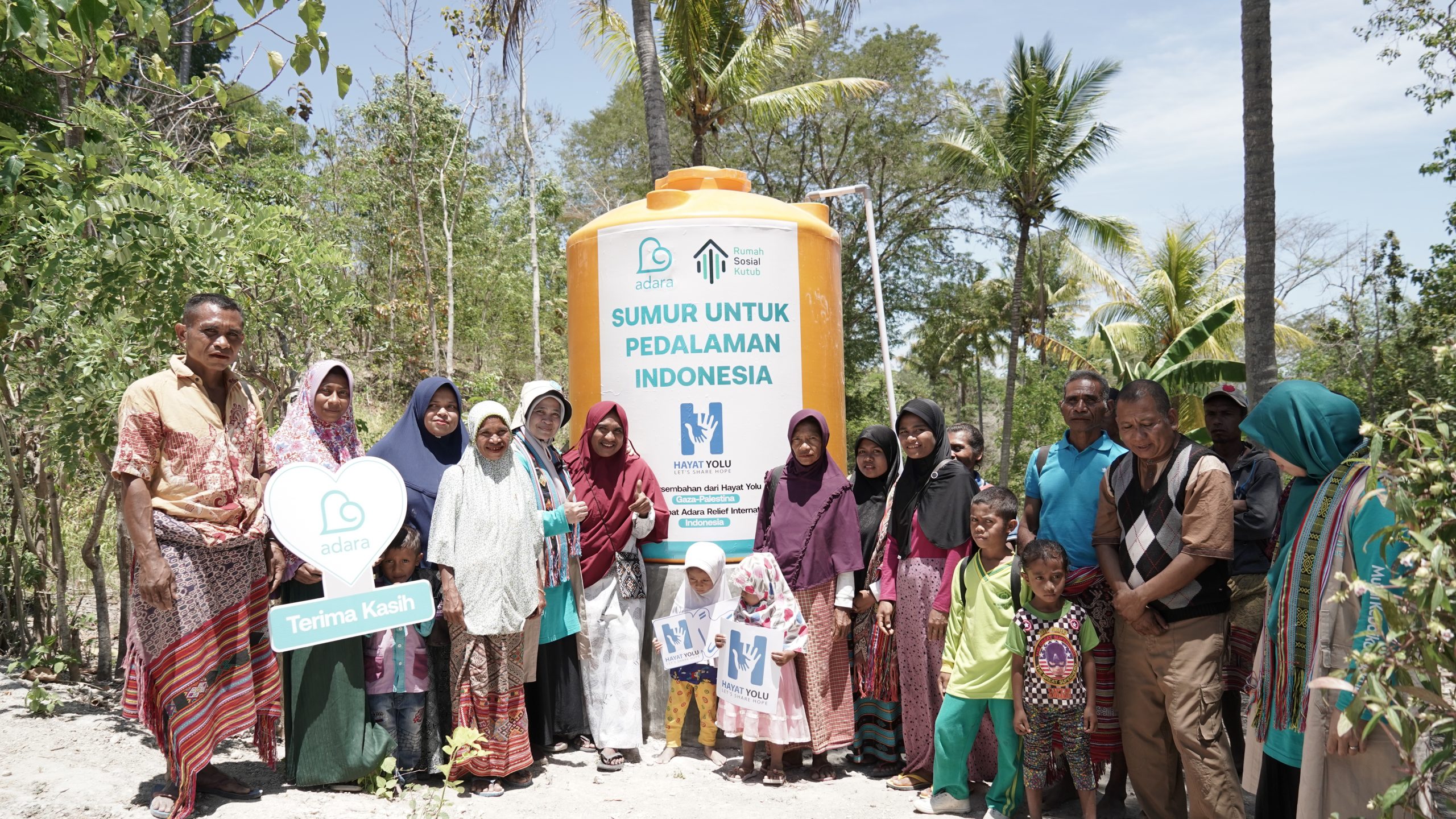 Adara Resmikan Sumur di Desa Mauleum Timor Tengah Selatan (TTS)