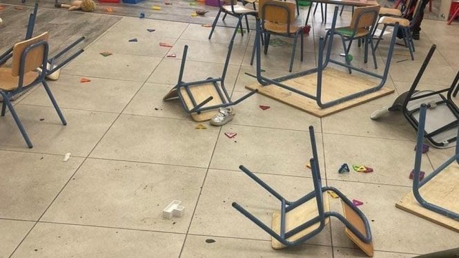 Israel Menyerang Guru dan Merusak Properti Taman Kanak-Kanak