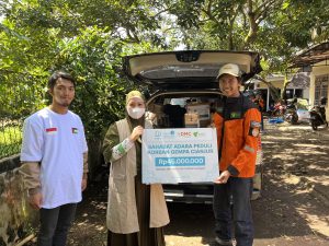 Pengiriman bantuan untuk Penyintas Cianjur