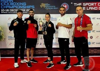 Perempuan Palestina Raih Medali Emas di Kompetisi Kickboxing Asia