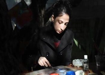 "Relative Calm", Lukisan yang Mengekspresikan Blokade Israel