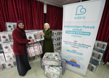 Adara Kirimkan Bantuan Kebutuhan Pokok untuk Menghangatkan Keluarga Palestina di Al-Quds