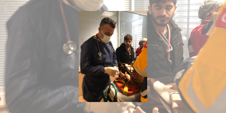 Dokter Palestina Bantu Evakuasi Korban Gempa Turki