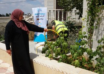 Adara Bangun Sumur Resapan untuk Keluarga Yatim Palestina di Tepi Barat