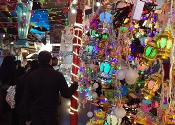 Sambut Ramadan, Lentera Warna-Warni Hiasi Pasar Gaza 