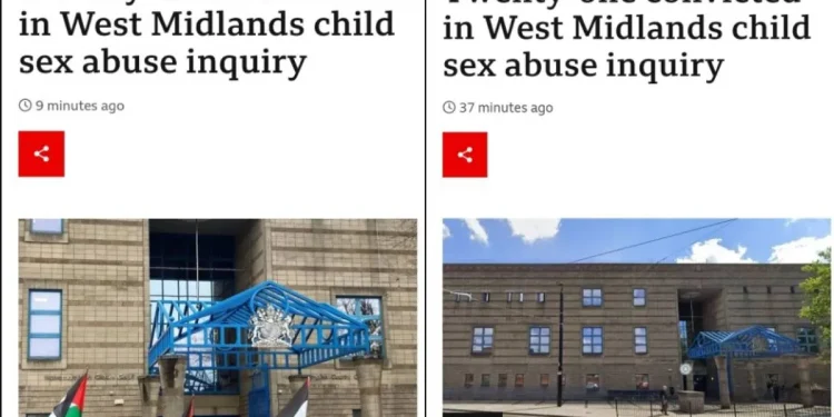 Gunakan Gambar Bendera Palestina untuk Cover Berita Pedofilia, BBC Tuai Kecaman dari Berbagai Pihak