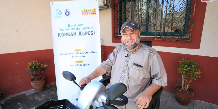 Skuter Listrik Bagi Teman Difabel  Para Korban Agresi Gaza 2014