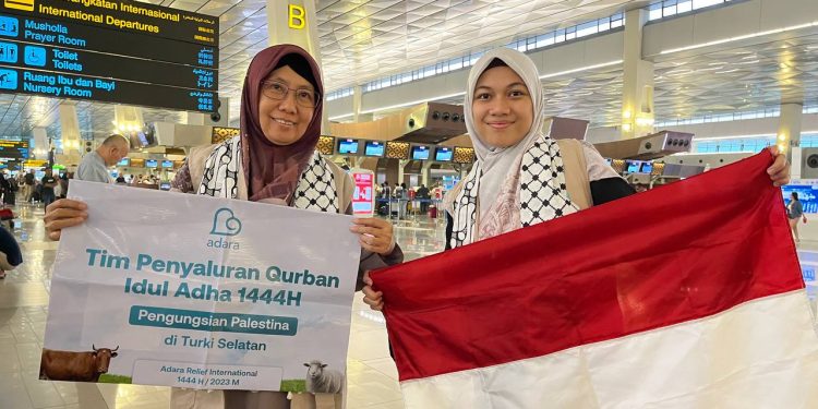 Adara Mengirimkan Tim untuk Penyaluran Langsung ke Pengungsian Palestina