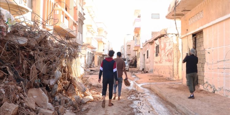 Lebih dari 36.000 Orang Mengungsi Akibat Banjir di Libya