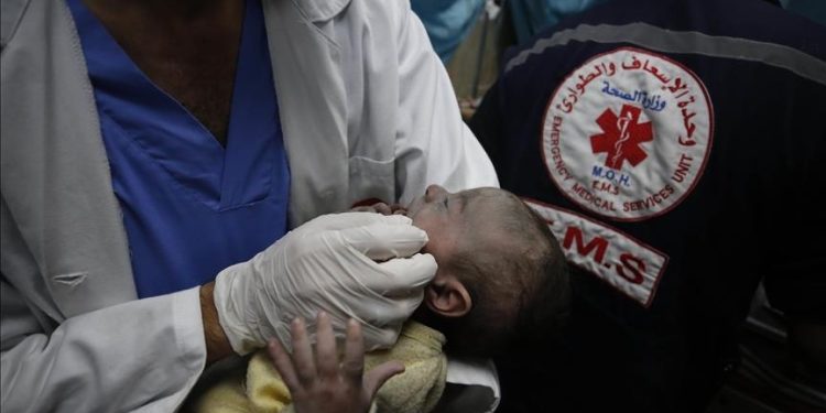 Bulan Sabit Merah Palestina: Bayi-bayi di Rumah Sakit Al-Quds di Gaza Menderita Dehidrasi