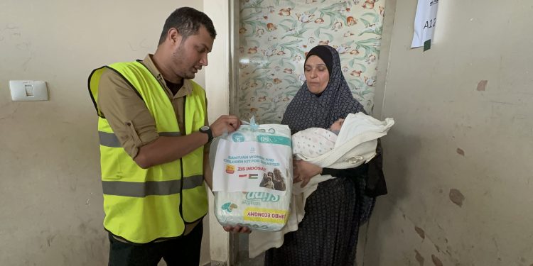 Penuhi Kebutuhan Anak dan Perempuan, Saat Kondisi Pengungsian Semakin Buruk Akibat Agresi
