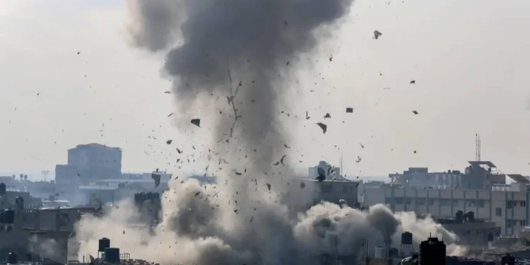 Lebih dari 100 Warga Palestina Tewas Akibat Serangan Misil Israel ke Kamp Pengungsi Jabalia, Gaza.