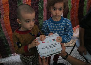 Adara Salurkan Makanan Siap Saji di Khan Yunis, Gaza Selatan