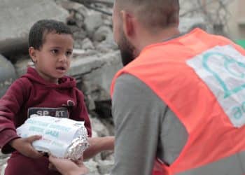 Adara Salurkan Bantuan Makanan Siap Saji di Rafah, di Saat Bencana Kelaparan Melanda Jalur Gaza