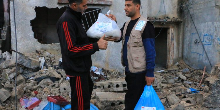 Salurkan Bantuan Sembako di Rafah, Adara Gandeng Beberapa Lembaga dan Masjid