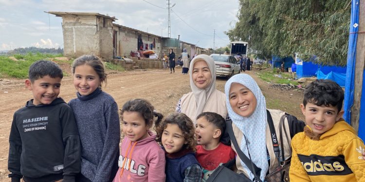 Pengungsi Palestina; antara Tenda Terpal dan Cuaca Ekstrem, Adara Terjun Langsung Salurkan Kebutuhan Musim Dingin