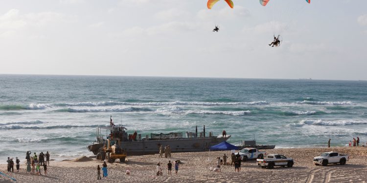 Militer AS Kembali Memasang Dermaga ‘Bongkar-Pasang’  ke Pesisir Gaza