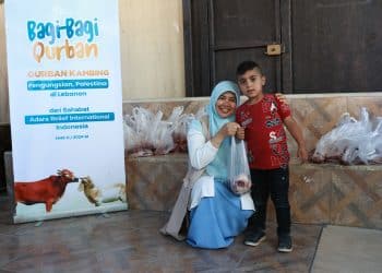 Program Bagi-bagi Qurban Adara Jangkau Seluruh Wilayah Palestina dan Pengungsian