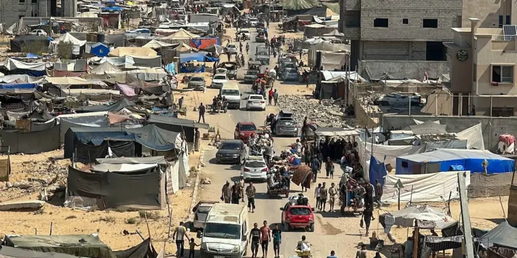 Lebih dari 75.000 Warga Palestina Mengungsi di Gaza Barat Daya dalam Beberapa Hari Terakhir