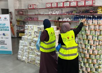 Melalui Program Dekap Keluarga Palestina, Adara Kirimkan Susu Formula dan Popok untuk 2.310 Anak Gaza