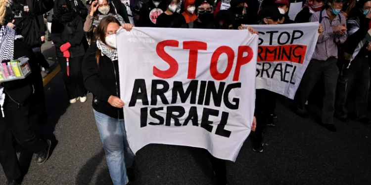 Demonstrasi Besar-besaran di Australia Menentang Persenjataan Israel