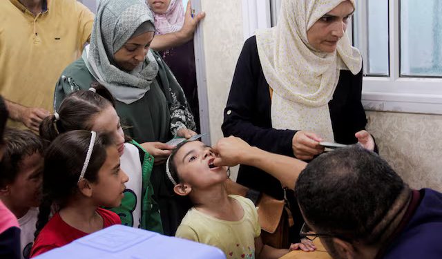 PBB akan Menambahkan Nutrisi ke Putaran Kedua Vaksinasi Polio di Gaza
