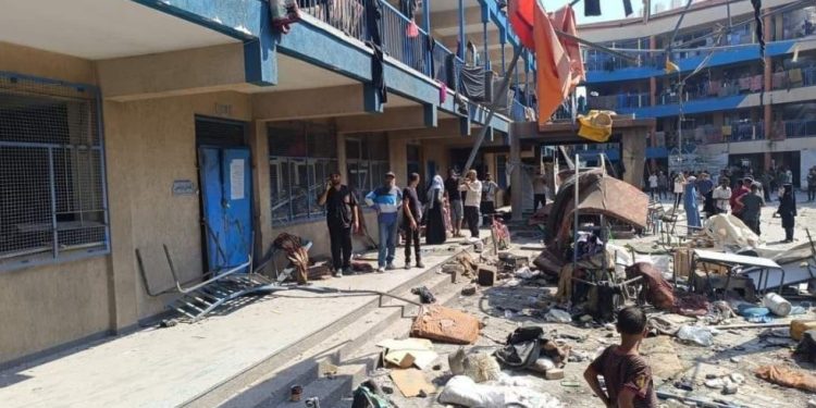 Euro-Med: Dalam Sebulan, Israel Mengebom 16 Sekolah yang Menjadi Tempat Pengungsian Warga Gaza