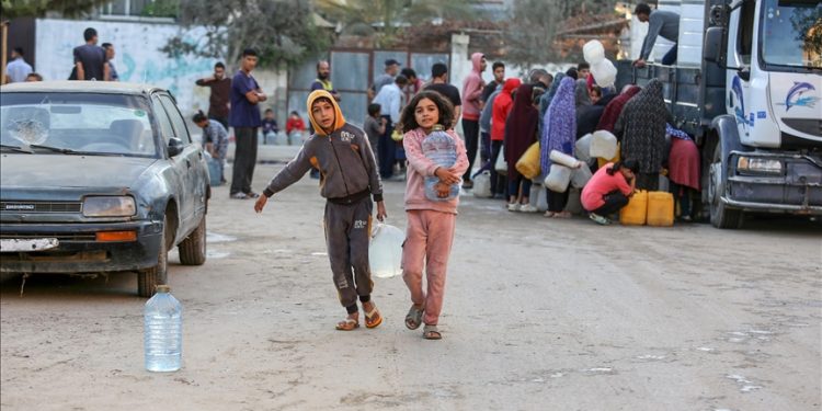 1,2 Juta Orang di Gaza Selatan Kekurangan Air