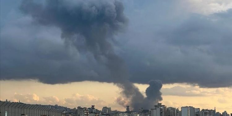 Pesawat Tempur Israel kembali Serang Beirut Selatan