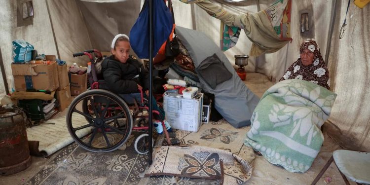 Cuaca Ekstrem Menghantui Pengungsi Palestina di Gaza