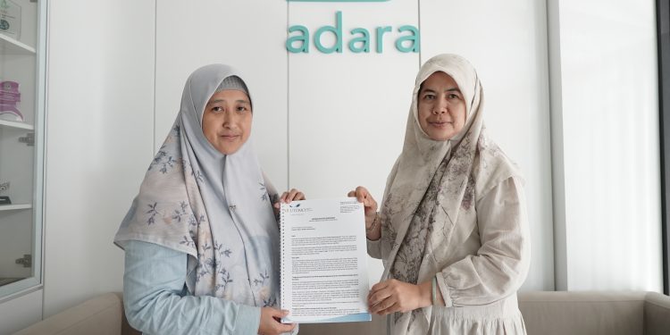 Penyerahan Dokumen Opini WTP di Kantor Adara Relief.