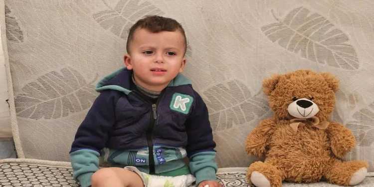 Jihad, Anak Gaza Berusia 3 Tahun yang Kehilangan Anggota Tubuhnya Akibat Serangan Mematikan Israel