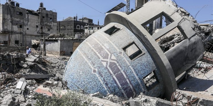 Hampir 1.000 Masjid Hancur dan Rusak Akibat Serangan Israel di Gaza Tahun Lalu