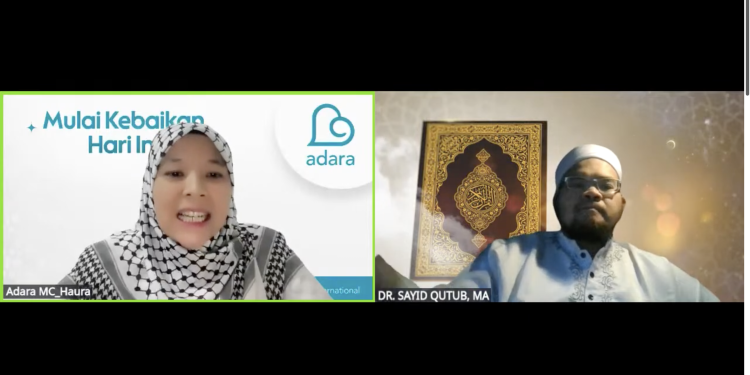 Webinar Nuzulul Quran pada Senin, 17 Maret 2025 dibawakan oleh Tsalitsa Haura Syarifah, M.Psi., Psikolog dan diisi oleh Dr. KH. Sayid Qutub, MA. Al Hafizh.