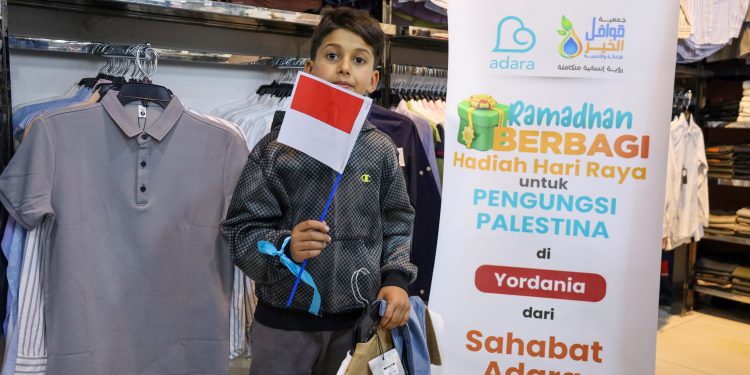 Adara Berbagi Kebahagiaan, Berupa Hadiah Hari Raya untuk 130 Anak di Kamp Gaza, Yordania