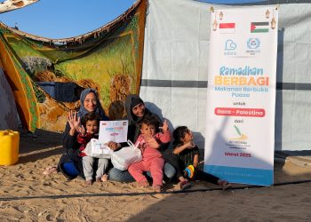 Berbagi Kebahagiaan di Bulan Ramadhan, Adara Salurkan Makanan Berbuka Puasa untuk 6.332 Warga Gaza